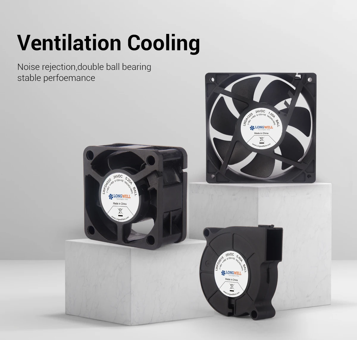 Axial Flow Fan, LONGWELL, 92X92X38, 9238, BLDC - detail 10