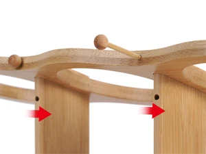 Inserted Bamboo Sticks
