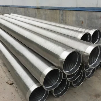 Continuous Slot 1mm Wire Wrapped Screens Pipe Water/Oil water well screen