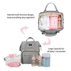Baby Bag Bags Multifunctional Custom Canvas Travel Mom Baby Diaper Bag Large Capacity Mummy Backpack Bags