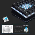 AJAZZ AK33 Compact 82 Keys Anti-Ghosting RGB Backlit Mechanical Gaming Keyboard For Win PC Gamer