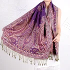 Pattern Scarf Cashew Knitting Pattern Autumn And Winter Thermal Luxury Pashmina Shawl Scarf