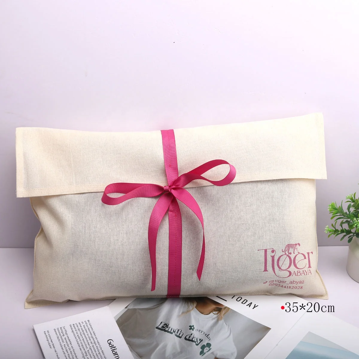 Wholesale Recyclable Cotton Envelope Bag Pouch With Tie Custom Logo Printing Organic Muslin Dust Clothes Envelope Dust Pouch