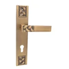 Lock Door Cylinder Lock Mechanical Interior Door Handle Cylinder Lock Lever Latch Home Security Set