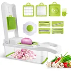 New Design Vegetable Chopper Mandoline Slicer Glass Containers Spiralizer Handheld Vegetable Chopper