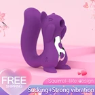 Rechargeable Woman Vibrating Masturbator Squirrel Sex Toy Nipple Clit Sucking Vibrator Squirrel Vibrator
