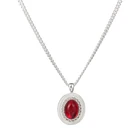 Necklace Fashion Accessories Stainless Steel Chain Natural Stone Pendant Necklace For Women And Man