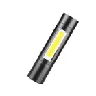 Hand Torch Outdoor Camping Mini Portable T6 Led COB Sidelight Keychain Light Rechargeable Hand Torch Light