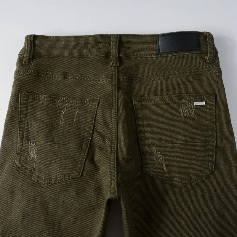Pantalones Vaqueros Dsquared2 | Trash Super Twinky Jeans Verde militar  Hombre * ProfResiduo