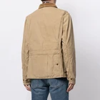 Collar Turn-down Collar Wholesale Custom Logo Corduroy Collar Lightweight Jacket Men's Long Sleeve Cardigan Jacket