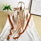 Silk Popular Design Pure Printed Scarves Plain Package Box For Silk New Fashion Ladies Mullberry Silk Scarf