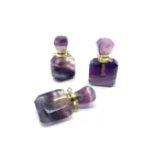 Gift Unique Natural Variety Stone Healing Crystal Carving Crafts Perfume Bottle Gift For Making Pendants