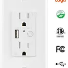 Remote Standard Keygma Remote Control TUYA APP WIFI Smart Socket American Standard USB Outlet
