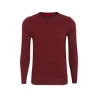 100% 100% Pure Cotton Acrylic Knit Winter Crew Neck Men Long Sleeve Pullovers Sweater