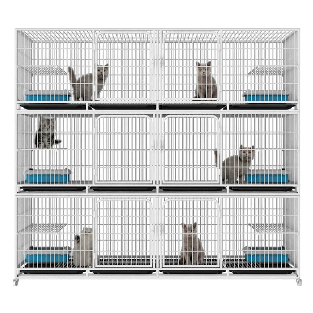 Galvanized square tube cat cage(6)