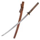 High Quality Steel Handmade Real Sword Whitefish Skin Of Patterned Steel Blades Japanese Sword For Collect