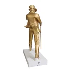 Custom Resin Resin Custom Life Size Resin Gold Figurines Character Polyresin Statues