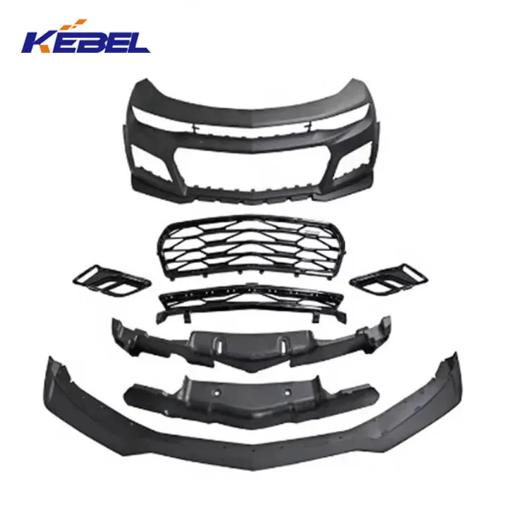 ZL1 Auto Spare Body Part Plastic Front Bumper Assembly Automotive Body Kit Car Bumpers for Chevrolet Camaro LS LT 2016 2017 2018 manufacture