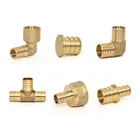 Fittings OLDE CUPC NSF 1/2" Brass PEX Fittings Pex Elbow Female Sweat Lead Free Pex Fittings