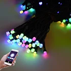 Holiday US Hot Sale Holiday Lighting LED Patio Leafy Outdoor Fairy String Lights