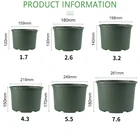 Large Green Outdoor Supplies Gardening Plants Nursery Potted Large Container Flower Pots
