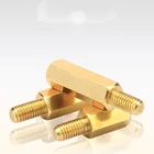 Single Stud Stud Bolt Manufacturers Hexagon Single Head Brass Stud Bolts