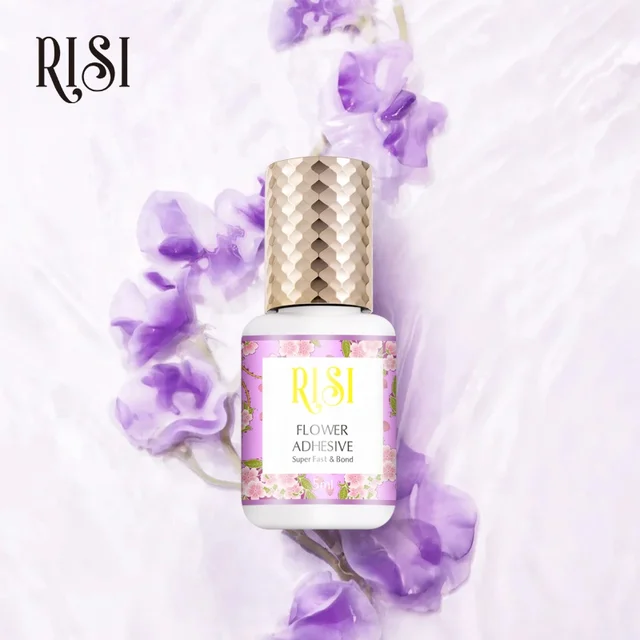 RISI Professional Best Flower Scent Fast Drying Eyelash Bonding Glue For Eyelash Extensions Wholesale