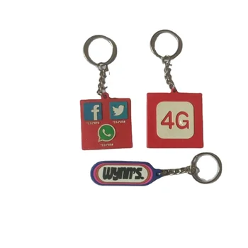 2024 hot sale  newest personalized  factory  cheap price pvc keychain  with custom design soft 2D keyring