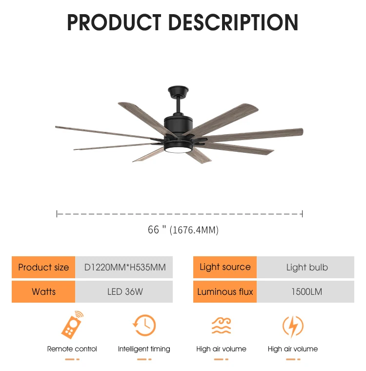 Ceiling Fan, 110-230V, 65W - detail 4