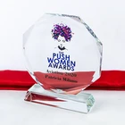 2021 Wholesale Crystal Photo Frame Custom Uv Printing Crystal Trophy