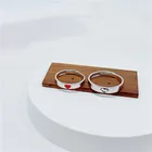 Rings 2021 Hot Selling Design Silver Couple Rings Set Couple Rings Engagement Wedding Couple Rings