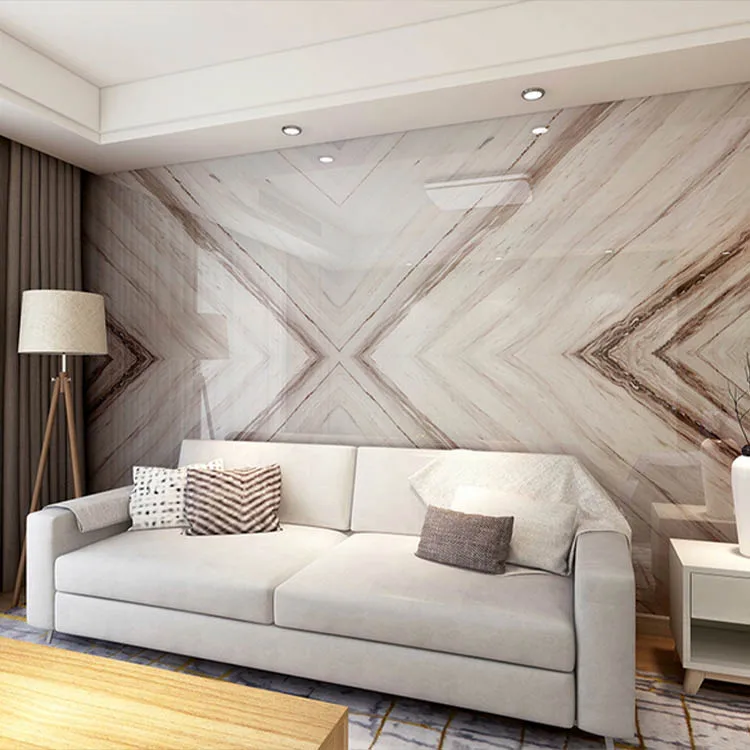 White Caffeine Gold Sand Marble Polished Slabs For Wall Natural Stone Supplier