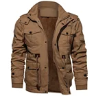 Hot Hot Sale Mens Bomber Hooded Jacket Military Tactical Winter Jackets With Fleece Inside