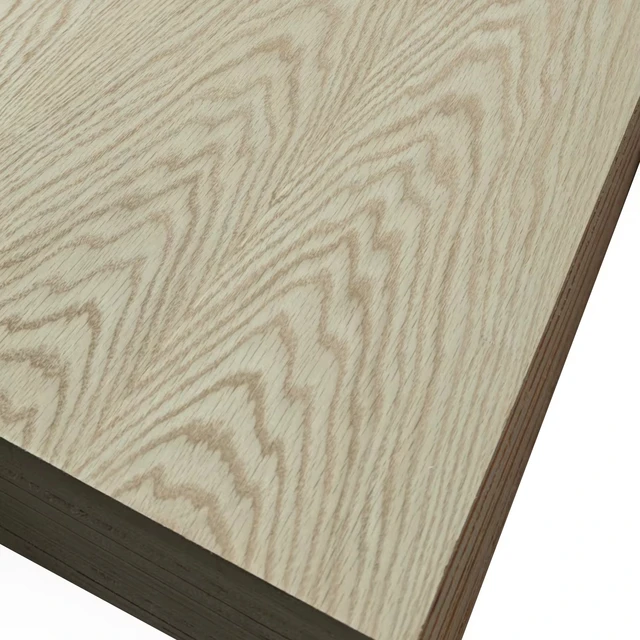 White OAK Plywood 1220 X 2440mm NATURAL VENEERED MDF Plywood Board For Furniture AND DOOR SKIN