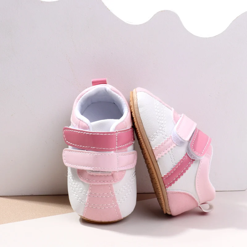 Wholesale Hook&loop Unisex Toddler Baby Sneakers Casual Boys Girls Baby Shoes Spring Autumn BXC4156 factory