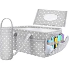 Baby Bag Baby Diaper Caddy Organizer Newborn Essentials Basket Nursery Caddy With Bottle Cooler Bag