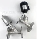 Gas Valve Manufacture Valve Control Gas Flange Angle Seat Valve