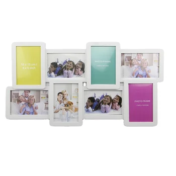 Fashionable white set material multi photo frame family