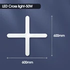 WOOJONG Recessed Linear Lamp Cross Shape Ceiling Lamp Surface Mounted Hot Selling Led Ceiling Light