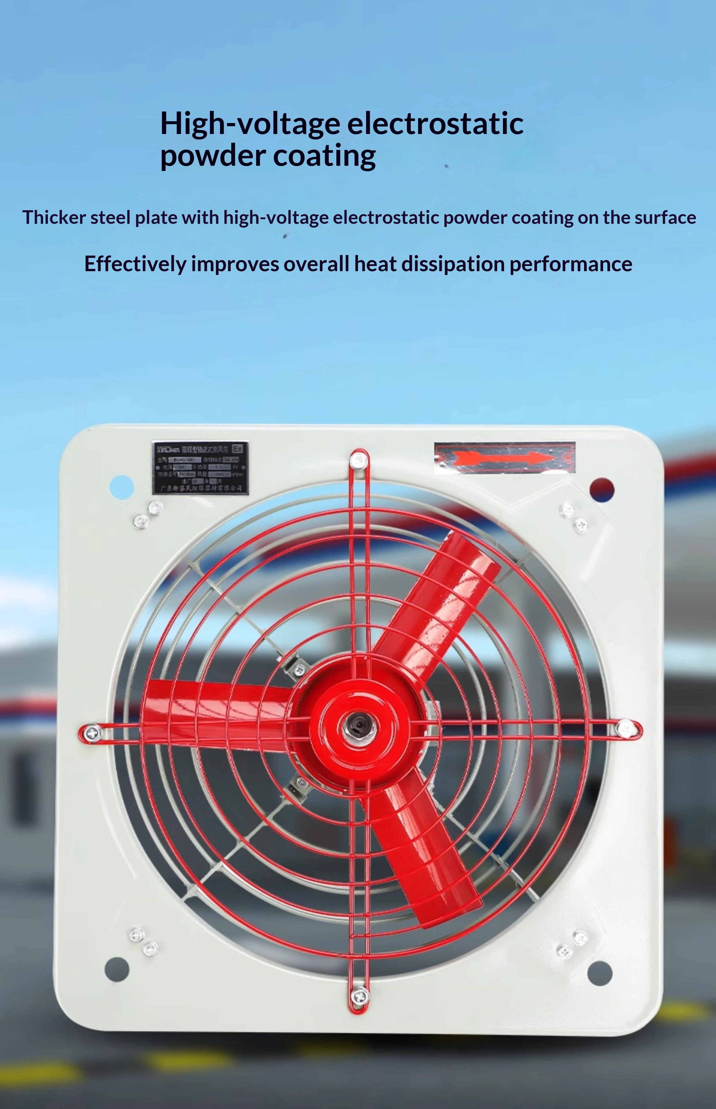 Series Explosion-proof Exhaust Fan, BFAG, Axial - detail 10