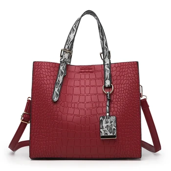 2022 Wholesale Cheap High Quality Custom Logo Labels Italian Genuine Leather Classic Hand Bags Handbag for Women