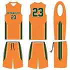 Uniform Tackle Twill Basketball Uniform For Youth / Custom Logo Printing Sportswear Basketball Uniform