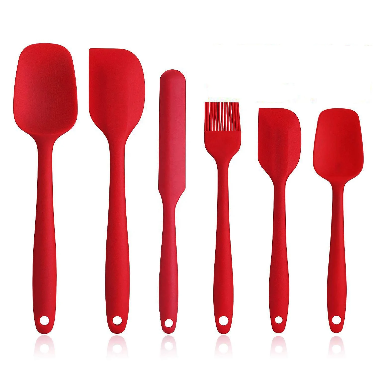 kitchen accessories new products 2023 eco-friendly 6 pcs silicone cooking kitchen utensils silicone kitchenware utensils
