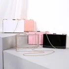 Clutch Bag Clutch Ready To Ship Fashion Fancy Transparent Clear Acrylic Clutch Bag
