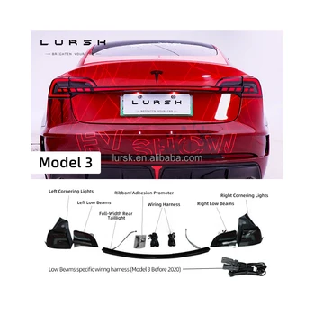 LURSK Car  stylish appearance accessories  led tail light for tesla model3 model Y Rear Lamp Led