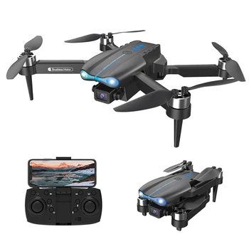 E99 mini drone 4K HD Dual camera optical flow brushless motor wifi fpv foldable altitude hold helicopter remote control toys