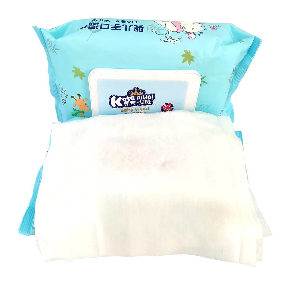 China Manufacturer soft non-woven fabric baby face cleaning wet tissue wipes unscented and sensitive baby wipes