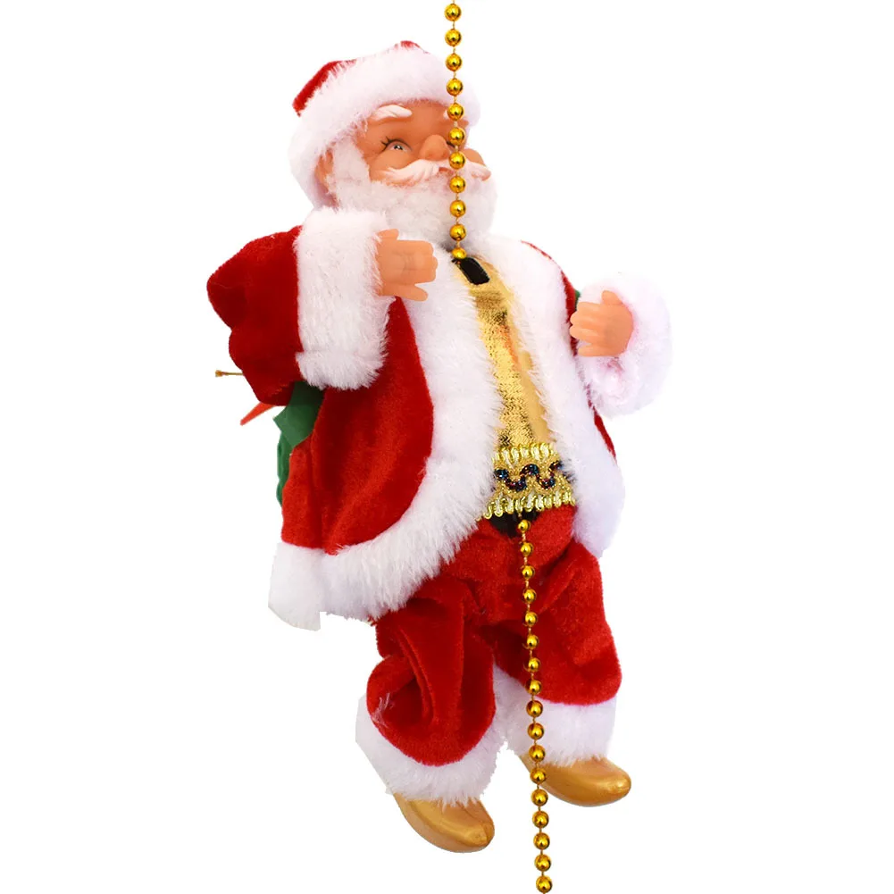 Hot Selling Christmas Decorations Toy Electric Climbing Ladder