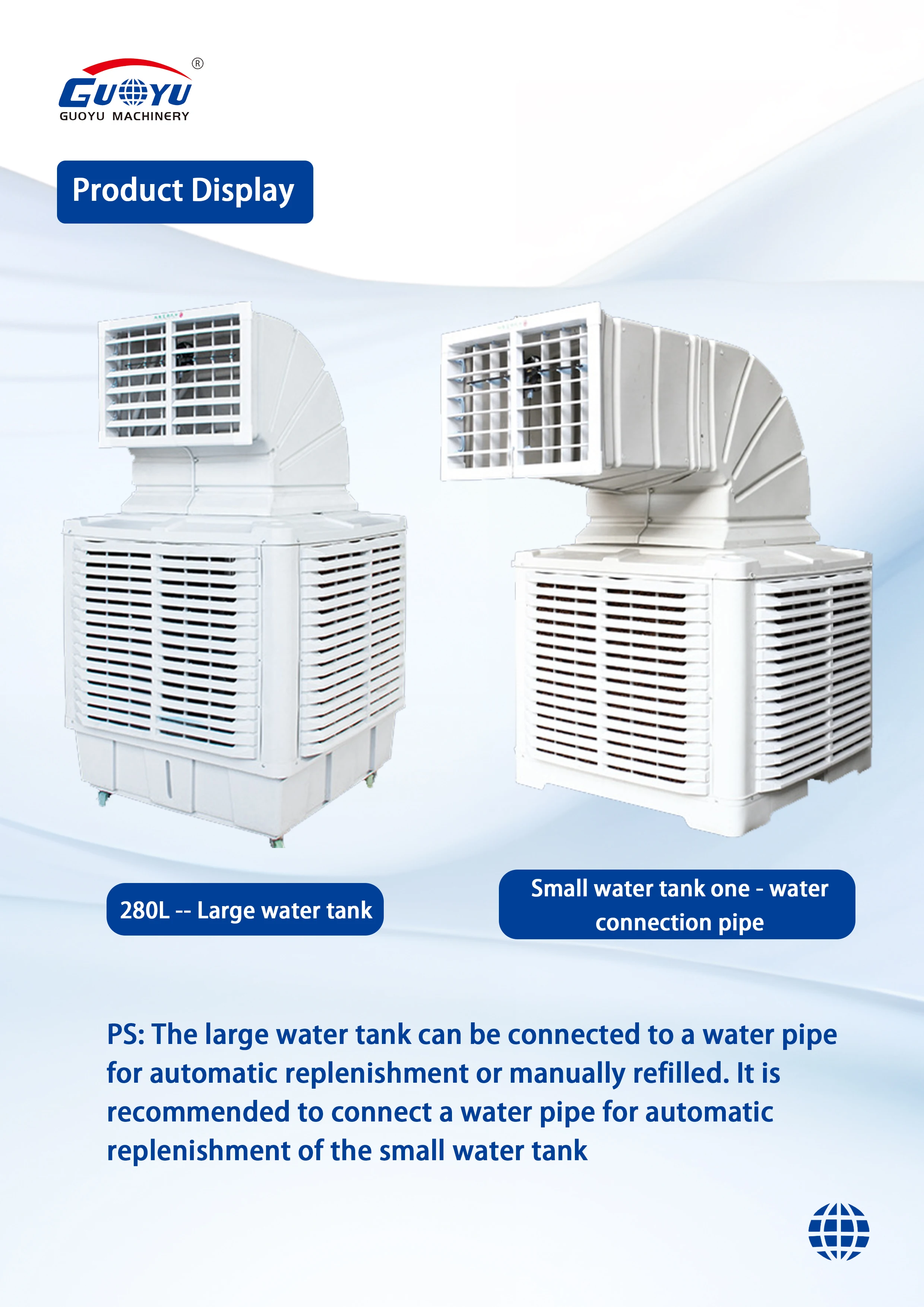 Evaporative Portable Air Cooler, 1100W-4000W - detail 14