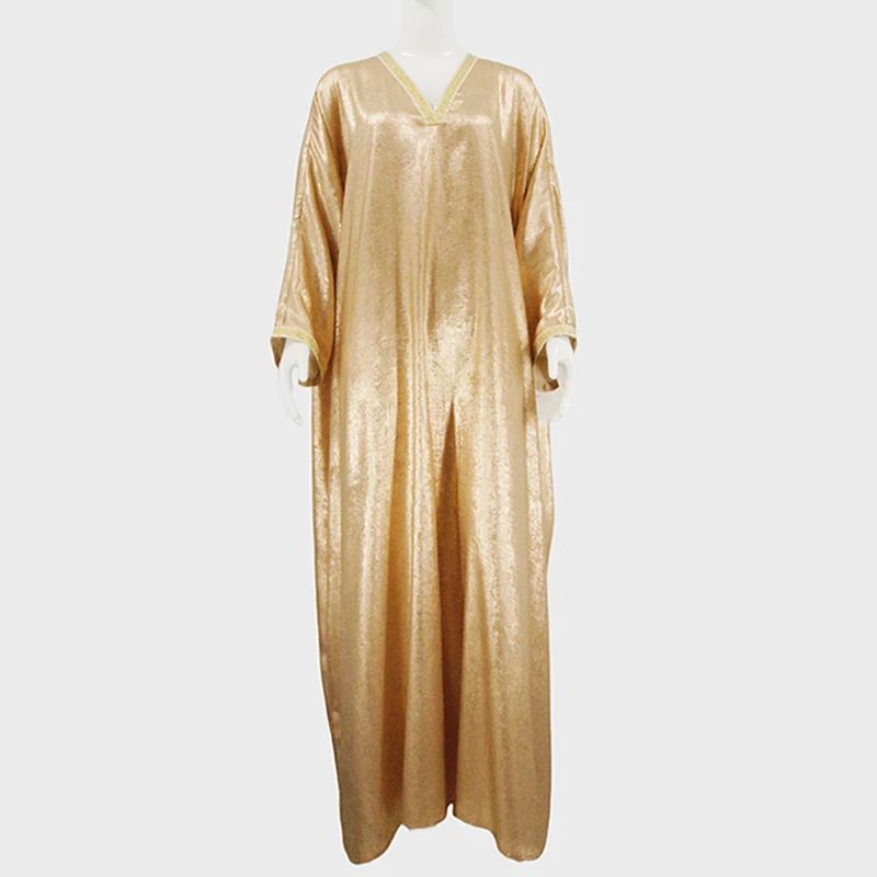 Elegant Plus Size Abaya Dress 2025 Dubai Luxury Islamic Modest Wear for Women supplier